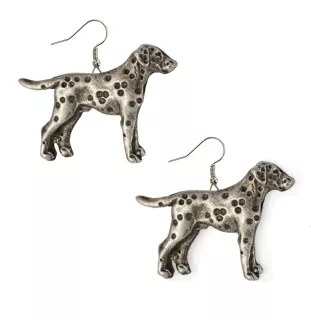 Dalmatien - boucles d'oreilles pendantes avec des chiens, bijoux charmants pour maman de chien, cadeau pour fille de la marque Art-Dog