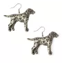 Dalmatien - boucles d'oreilles pendantes avec des chiens, bijoux charmants pour maman de chien, cadeau pour fille de la marque Art-Dog