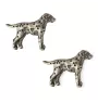 Dalmatien - boucles d'oreilles pendantes avec des chiens, bijoux charmants pour maman de chien, cadeau pour fille de la marque Art-Dog