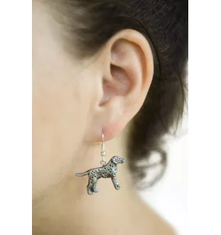 Dalmatian, Carriage Dog, Spotted Coach Dog - hanging earrings with dogs, charming jewelry for a dog mom, a gift for a girl from the Art-Dog brand