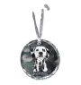 Dalmatian, Carriage Dog, Spotted Coach Dog - crystal bauble with a photo, dog photo in crystal, personalized Christmas tree ornament by Art-Dog brand