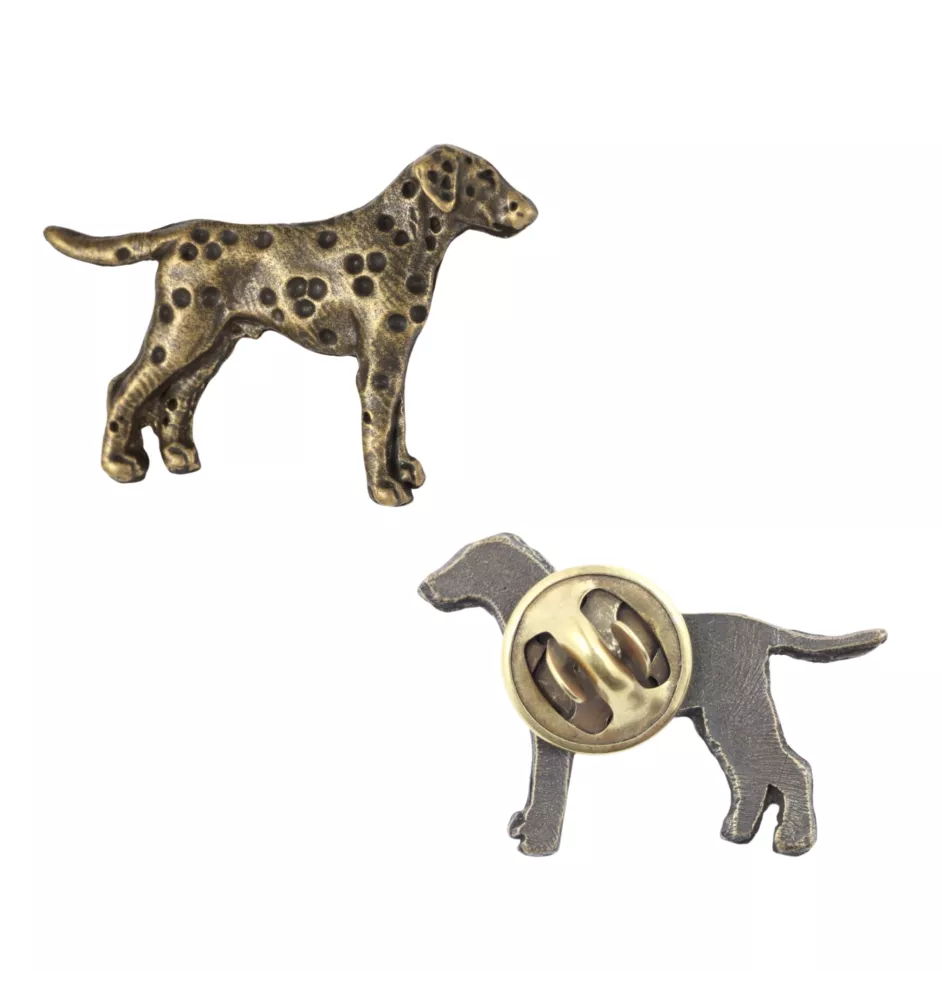 Dalmatian, Carriage Dog, Spotted Coach Dog I - Dog brooch in a gift box, elegant pin, lapel pin for Art-Dog brand jacket