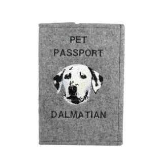 Dalmatiner, Dalmatinac - Hundepassetui, Dokumententasche, Geschenk für den Reisenden von der Marke Art-Dog