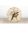 Dalmatien - horloge avec chien, horloge en bois avec gravure, horloge personnalisée par Art-Dog