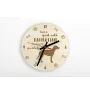 Dalmatien - horloge avec chien, horloge en bois avec gravure, horloge personnalisée par Art-Dog