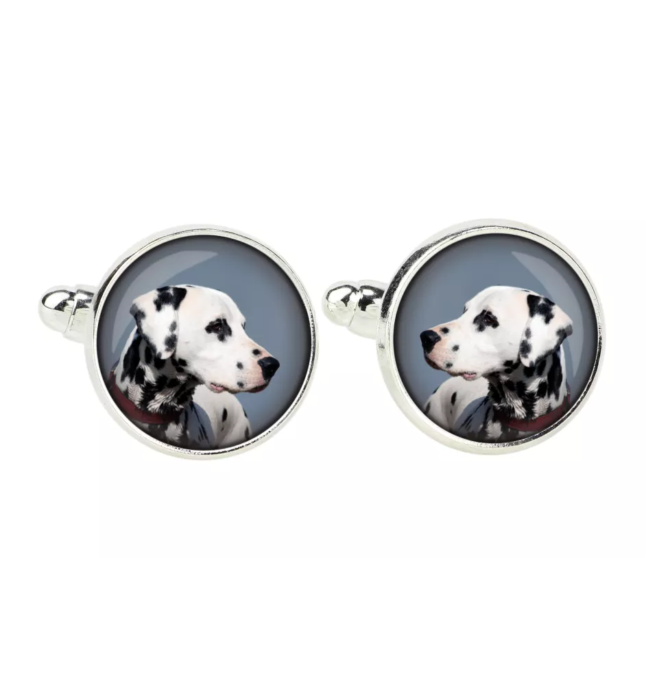 Dalmatien - boutons de manchette, décoration de chemise, pendentif de chemise de la marque Art-Dog