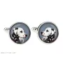 Dalmatien - Boutons de manchette dans une boîte, bijoux faits à la main, produit de la marque Art-Dog