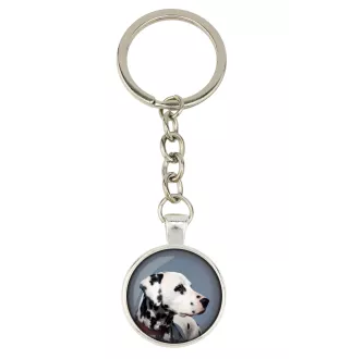 Dalmatien - porte-clés dans une boîte, photo personnelle, porte-clés de la marque Art-Dog