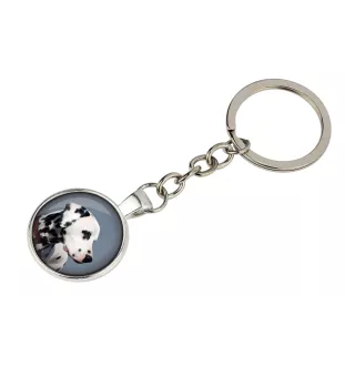 Dalmatien - porte-clés dans une boîte, photo personnelle, porte-clés de la marque Art-Dog