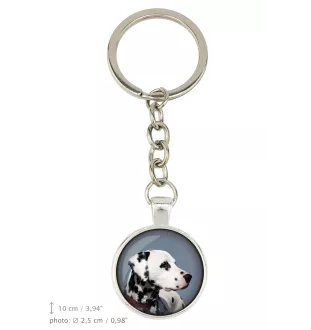 Dalmatien - porte-clés dans une boîte, photo personnelle, porte-clés de la marque Art-Dog