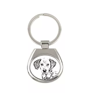 Dalmatien - porte-clés avec chien, porte-clés imprimé, breloque personnalisée de la marque Art-Dog