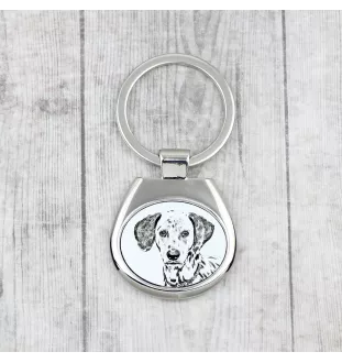 Dalmatiner, Dalmatinac - Schlüsselanhänger mit Hund, Anhänger mit Aufdruck, personalisierter Anhänger der Marke Art-Dog