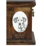Dalmatian, Carriage Dog, Spotted Coach Dog - commemorative plaque with a photo of a dog, tombstone with a print, personalized oval plaque from the Art-Dog brand