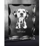 Dalmatien - cristal avec photo de chien, statuette en verre avec photo, cadre exceptionnel avec photo de la marque Art-Dog