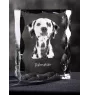 Dalmatien - cristal avec photo de chien, statuette en verre avec photo, cadre exceptionnel avec photo de la marque Art-Dog