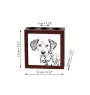 Dalmatien - porte-stylo avec chien, organiseur de bureau avec impression, décoration de bureau personnalisée de la marque Art-Dog