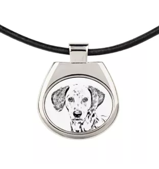Dalmatien - collier avec chien, pendentif personnalisé avec photo, collier unique pour femmes et hommes de la marque Art-Dog