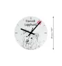 Dalmatien - horloge murale avec chien, horloge de table avec impression, décoration personnalisée de la maison de la marque Art-Dog