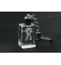 Dalmatien - Porte-clés en cristal avec photo de chien, porte-clés lumineux, cadeau unique de la marque Art-Dog