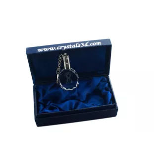 Dalmatian, Carriage Dog, Spotted Coach Dog - pendant with a photo of a dog, crystal key ring in a gift box, a unique gift by Art-Dog