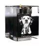 Dalmatian, Carriage Dog, Spotted Coach Dog - Candle holder with dog photo, crystal tealight holder, personalised gift by Art-Dog brand