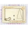 Dandie Dinmont Terrier, Hindlee Terrier - Photo frame, engraved wooden frame, a lovely gadget for the dog lover by Art-Dog