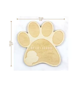 Dandie Dinmont Terrier - Sous-verre mug, sous-verre gravé avec chien, cadeau pour amoureux des chiens par la marque Art-Dog