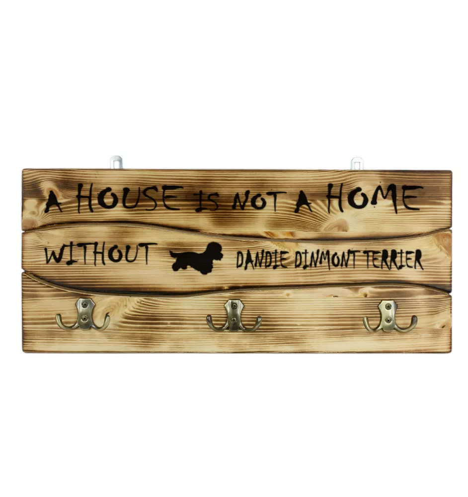 Dandie Dinmont Terrier, Hindlee Terrier - clothes hanger with a dog, medal display, home decoration from the Art-Dog brand