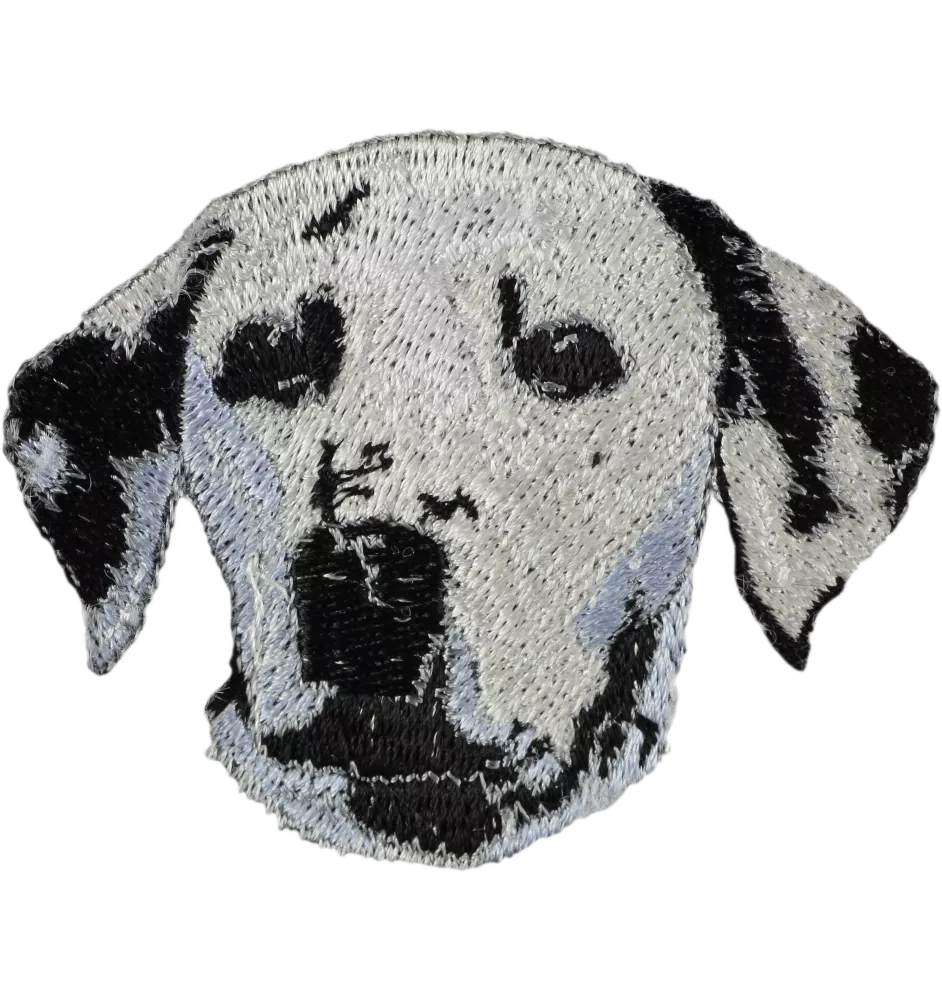 Dalmatiner, Dalmatinac - Hund geformtes Aufnäher, besticktes Patch, einzigartiges Dekor für den Rucksack der Marke Art-Dog