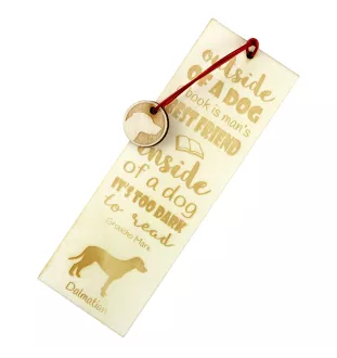 Dalmatien - marque-page pour livre avec chien, marque-page personnalisé, cadeau pour les amateurs de livres de la marque Art-Dog