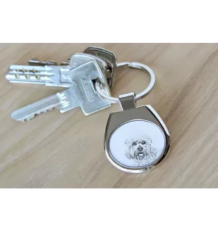 Dandie Dinmont Terrier - porte-clés avec chien, porte-clés imprimé, breloque personnalisée de la marque Art-Dog