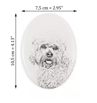 Dandie Dinmont Terrier płyta nagrobna ze zdjęciem psa Art-Dog