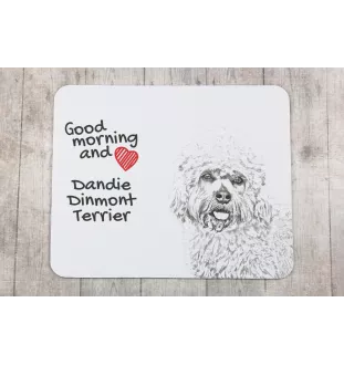 Dandie Dinmont Terrier podkładka pod mysz z psem Art-Dog