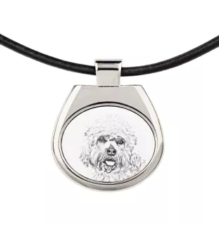 Dandie Dinmont Terrier, Hindlee Terrier - dog necklace, personalized pendant with a photo, unique necklace for women and men by Art-Dog brand