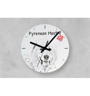 Dandie Dinmont Terrier - Wanduhr mit Hund, Regal Uhr mit Druck, personalisierte Hausdekoration von Art-Dog.