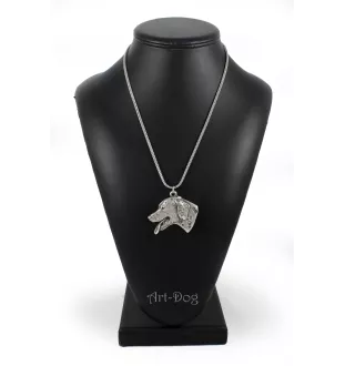 Dalmatiner, Dalmatinac - Halskette mit Hund, Hundeanhänger an einer silbernen Kette, einzigartiger Schmuck der Marke Art-Dog
