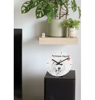 Dandie Dinmont Terrier - horloge murale avec chien, horloge de table avec impression, décoration personnalisée de la maison de la marque Art-Dog