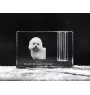 Dandie Dinmont Terrier penholder kryształowy z psem Art-Dog