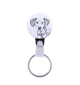 Dalmatien - porte-clés avec l'image d'un chien, pendentif avec la propre graphique de la marque Art-Dog