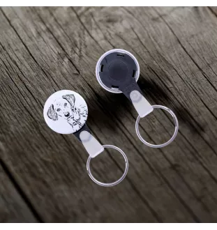 Dalmatien - porte-clés avec l'image d'un chien, pendentif avec la propre graphique de la marque Art-Dog
