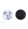 Dalmatian, Carriage Dog, Spotted Coach Dog - magnet with a dog's pupil, exceptionally light, strong magnet, handmade product by the Art-Dog brand