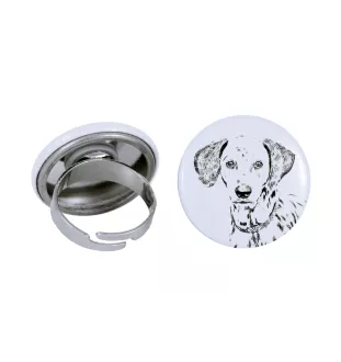 Dalmatien - bijoux pour femmes avec l'image d'un chien, produit fait à la main, possibilité d'ajouter sa propre photo, marque Art-Dog