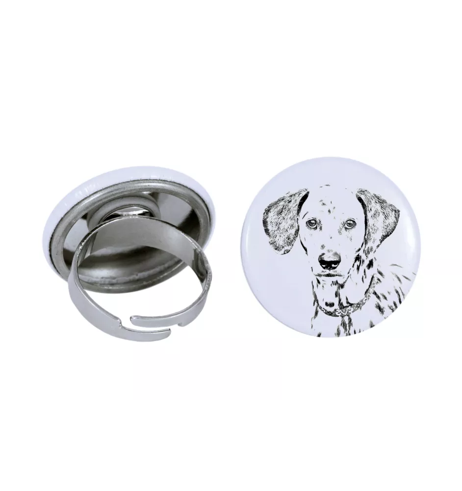 Dalmatien - bijoux pour femmes avec l'image d'un chien, produit fait à la main, possibilité d'ajouter sa propre photo, marque Art-Dog