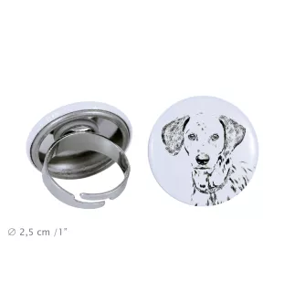 Dalmatien - bijoux pour femmes avec l'image d'un chien, produit fait à la main, possibilité d'ajouter sa propre photo, marque Art-Dog