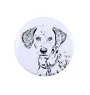 Dalmatiner, Dalmatinac - Damen Schmuck mit dem Bild eines Hundes, handgefertigtes Produkt, Möglichkeit, Ihr eigenes Foto hinzuzufügen, Marke Art-Dog