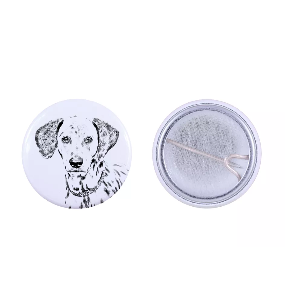 Dalmatien - badge avec votre chien, ajoutez votre propre photo, marque Art-Dog