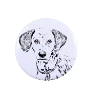 Dalmatien - badge avec votre chien, ajoutez votre propre photo, marque Art-Dog
