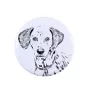 Dalmatien - badge avec votre chien, ajoutez votre propre photo, marque Art-Dog