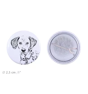 Dalmatiner, Dalmatinac - Anstecknadel mit Ihrem Hund, fügen Sie Ihr eigenes Foto hinzu, Marke Art-Dog