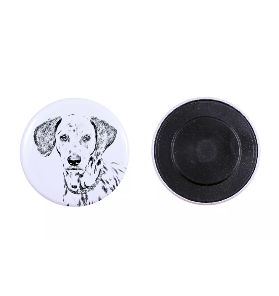 Dalmatien - aimant avec un œil de chien, exceptionnellement léger, aimant puissant, produit fabriqué à la main par la marque Art-Dog